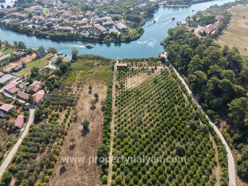 Im Köyceğiz Çandır Mahallesinde kanala sıfır 20.000m2 satılık Feld