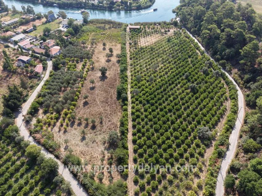 Im Köyceğiz Çandır Mahallesinde kanala sıfır 20.000m2 satılık Feld