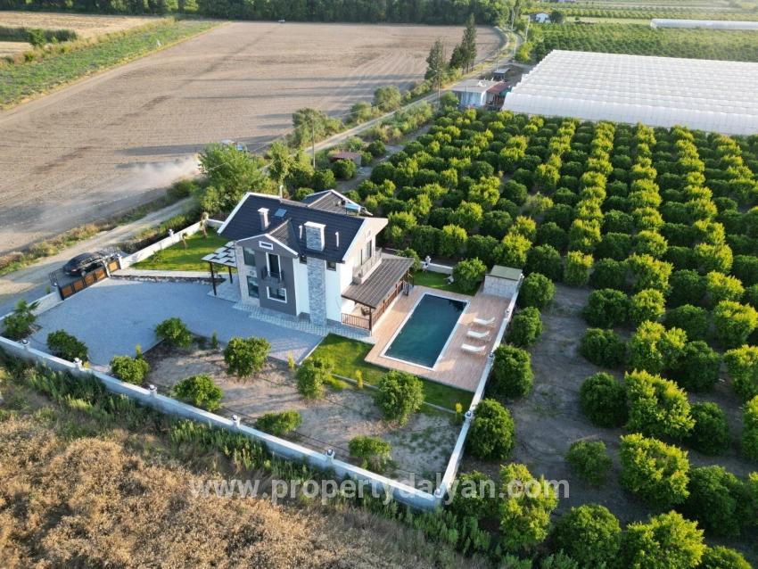 4+1-Zimmer Villa Zu verkaufen in Eskiköy Bz. Ortaca - 14.136 m²