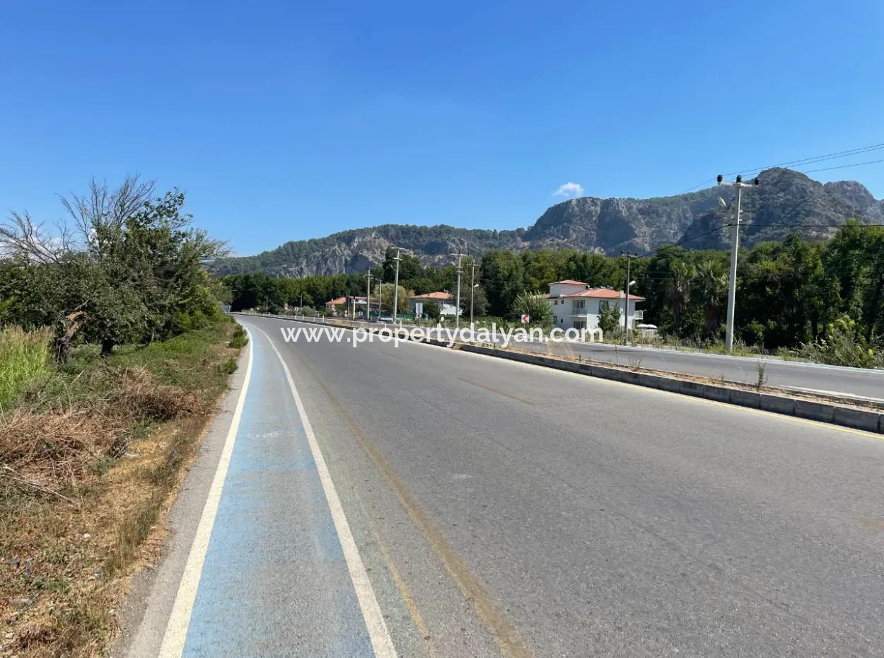 Dalyan Hauptstraße Null Grundstück Zum Verkauf 8115M2 Gewerbegrundstück Zum Verkauf