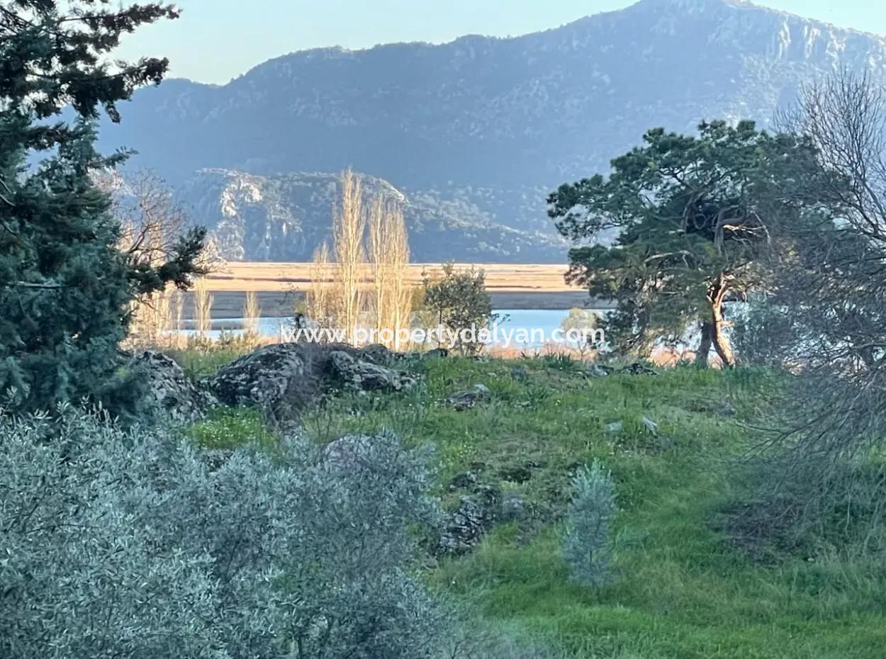 Çandır'sa Grundstück Zum Verkauf Mit Meer- Und Seeblick 545M2