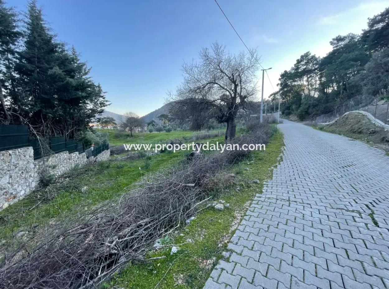 Çandır'sa Grundstück Zum Verkauf Mit Meer- Und Seeblick 545M2