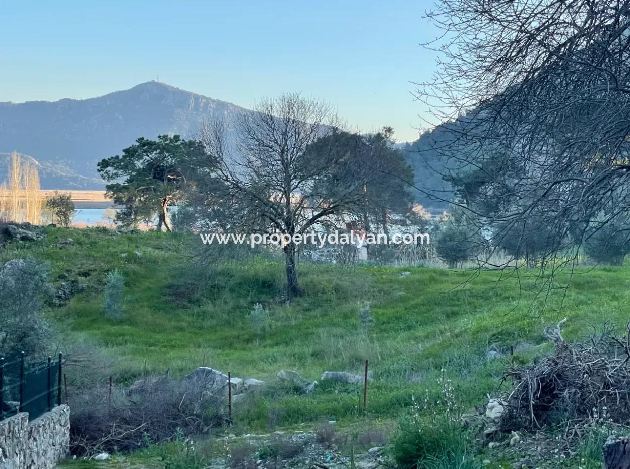 Çandır'sa Grundstück Zum Verkauf Mit Meer- Und Seeblick 545M2