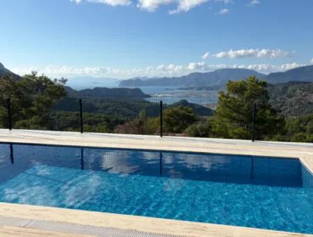 2 1 Mietvillen Mit Vollständigem Meerblick In Gökbelde