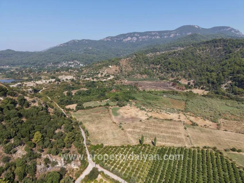 Village of Köyceğiz Çandır Neighbourhood with zero channel 20,000m2 for sale land