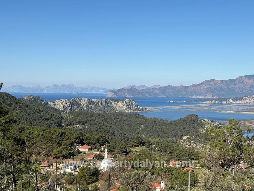 1000m2 Land For Sale With Sea View In Gökbel Village Residential Area