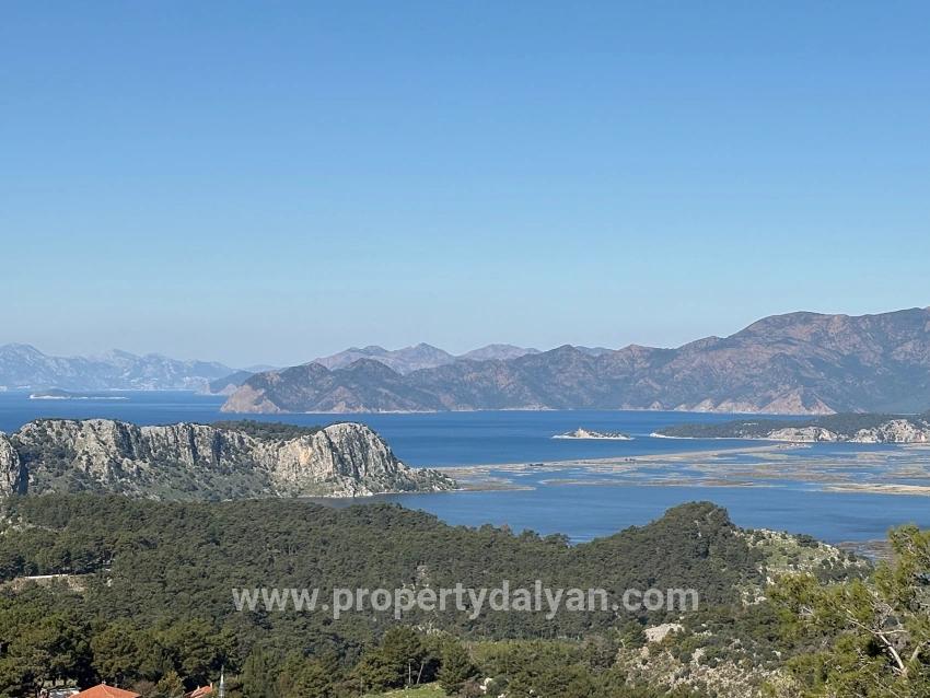1000m2 Land For Sale With Sea View In Gökbel Village Residential Area