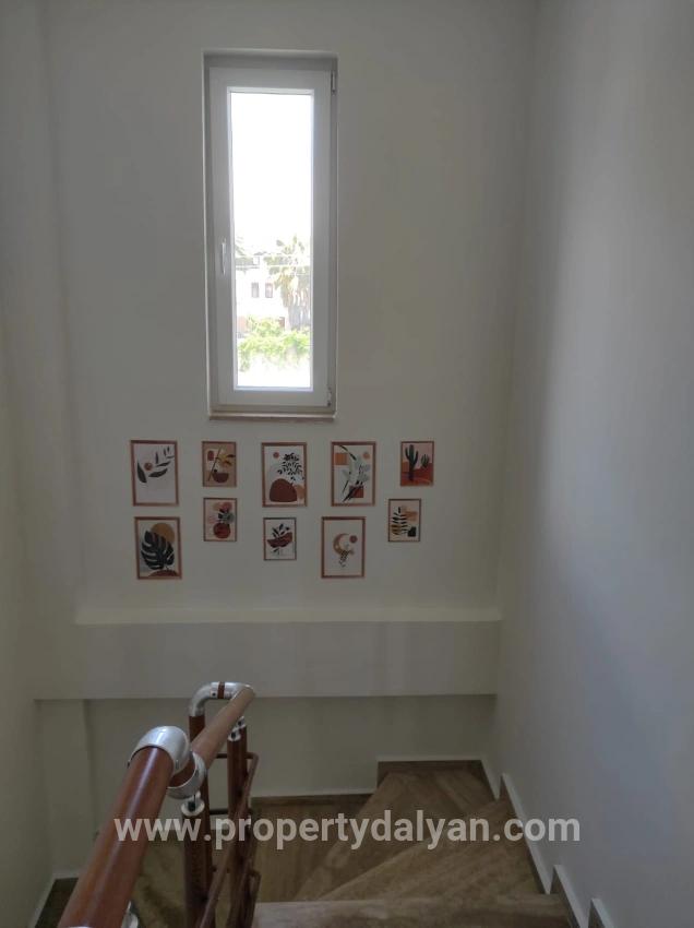 4+1 Villa For Sale On A Corner Plot Of 545m2 In Dalyan Gülpınar