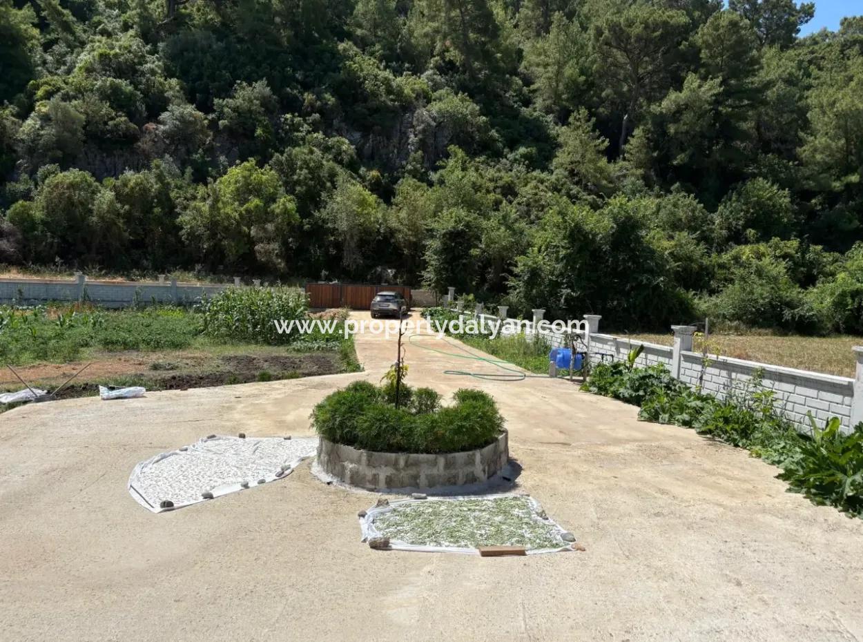 120M2 Detached Wooden House In A 2500M2 Field In Dalyan Karadağ