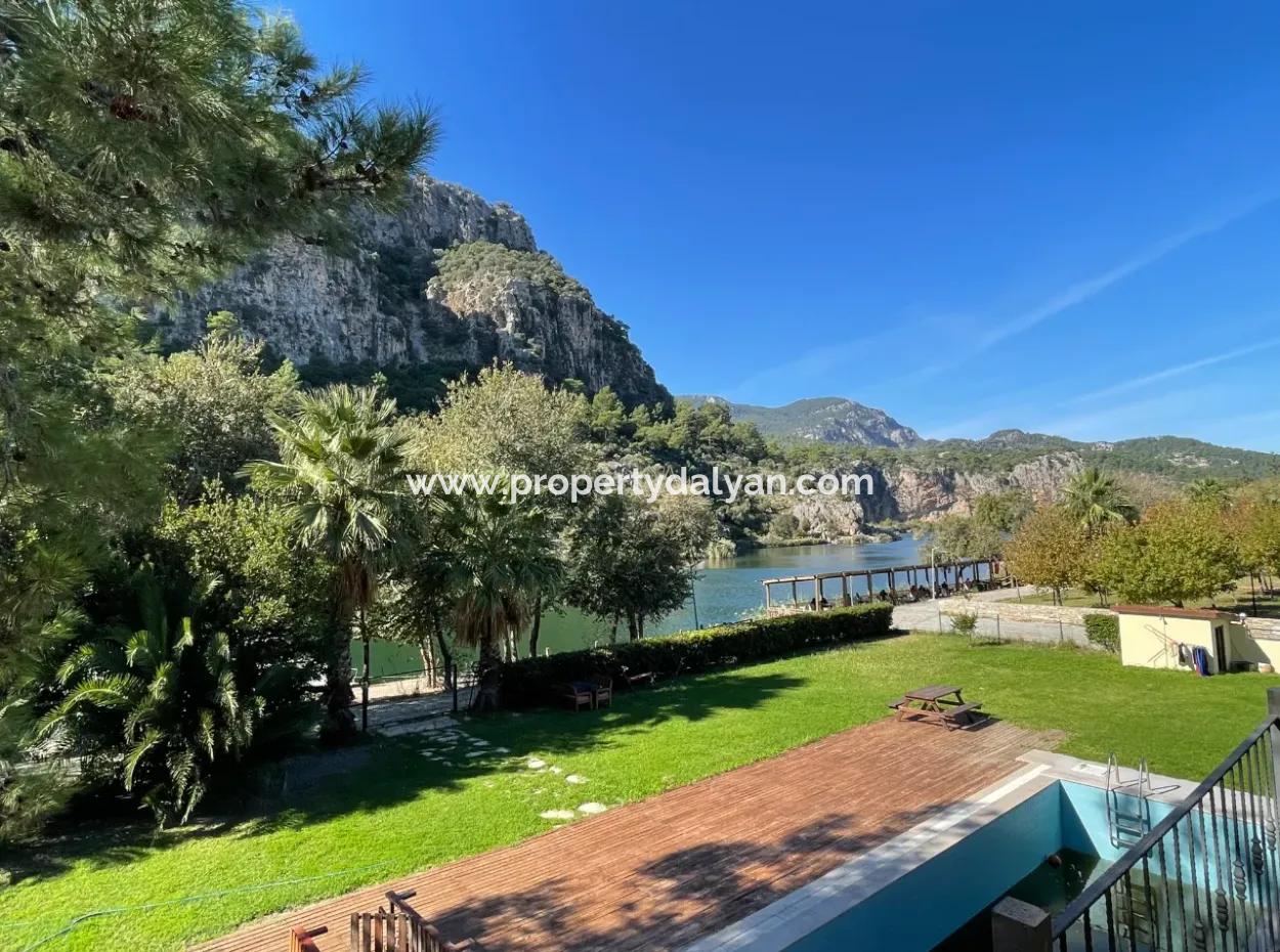 Duplex Apartment For Sale In Dalyan Gülpinar For Zero To 75M2 Canal