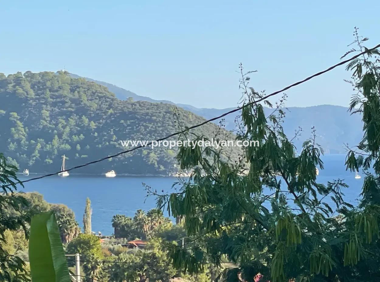 Land For Sale In Ekincik With Sea View 420M2 Zoned