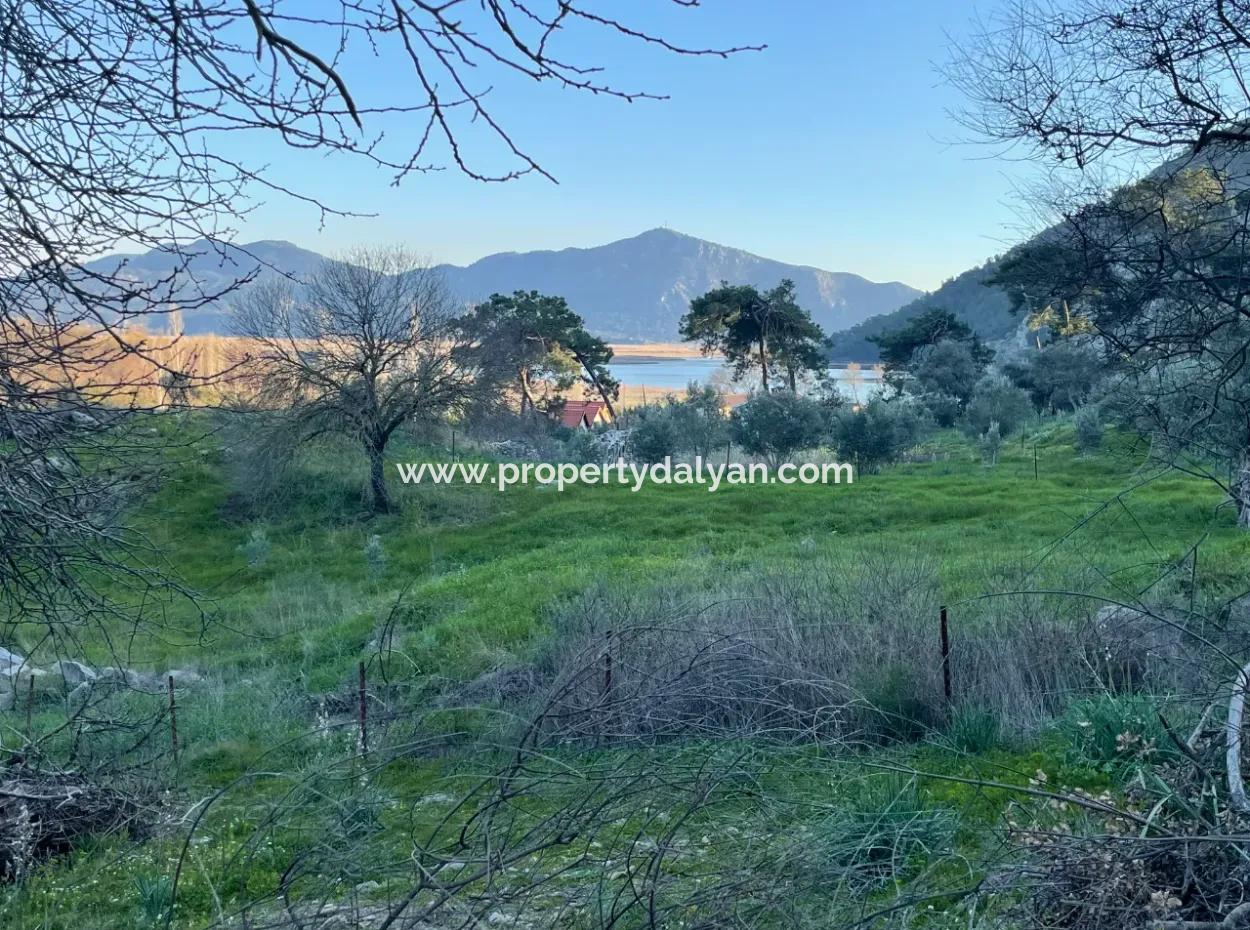 Çandır'sa Land For Sale With Sea And Lake View 545M2