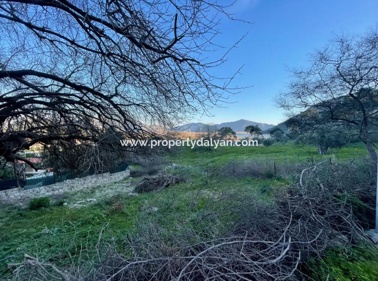 Çandır'sa Land For Sale With Sea And Lake View 545M2