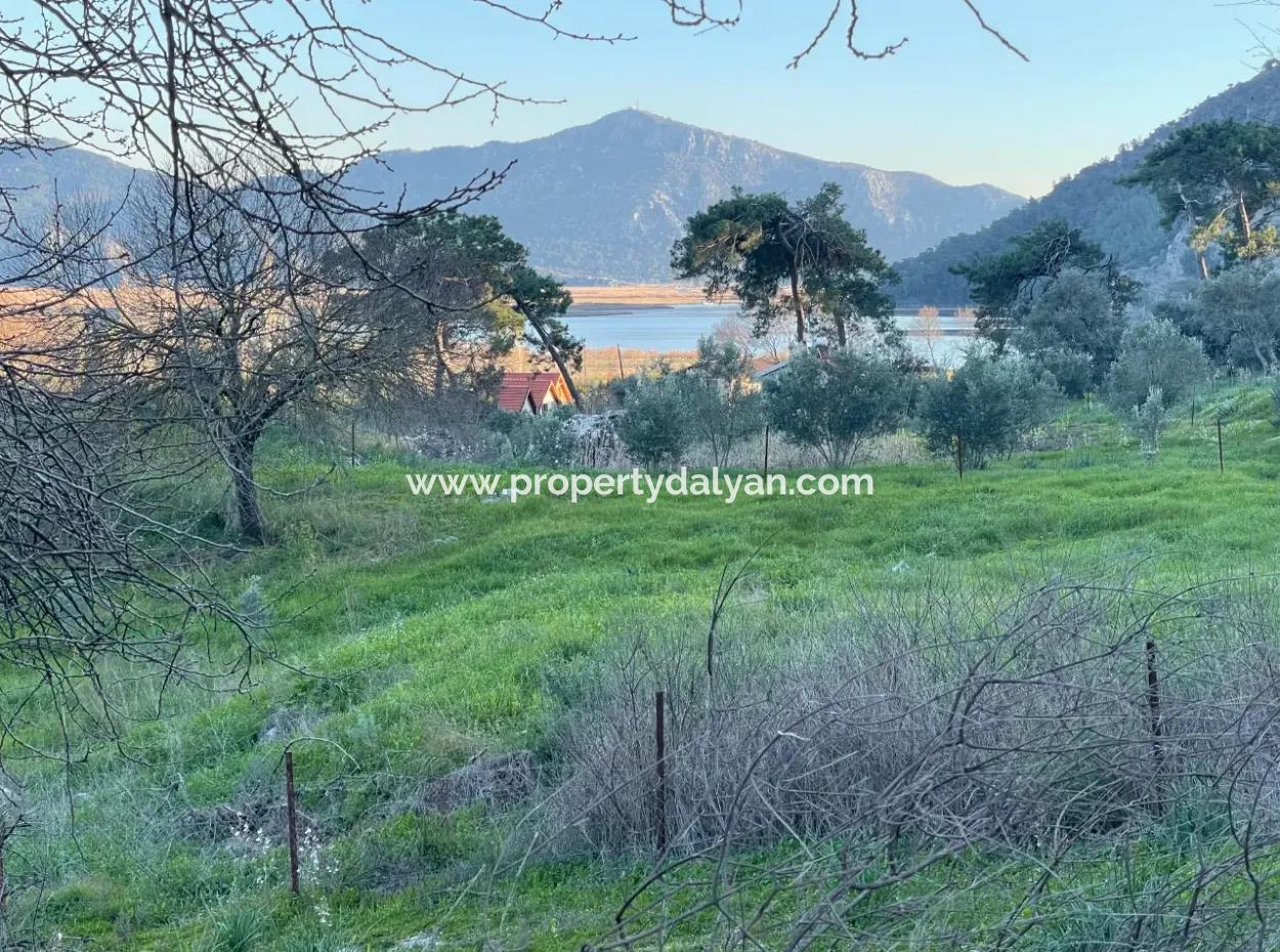 Çandır'sa Land For Sale With Sea And Lake View 545M2