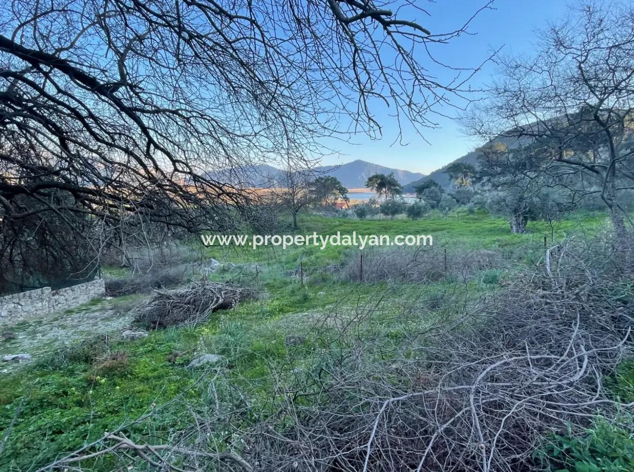 Çandır'sa Land For Sale With Sea And Lake View 545M2