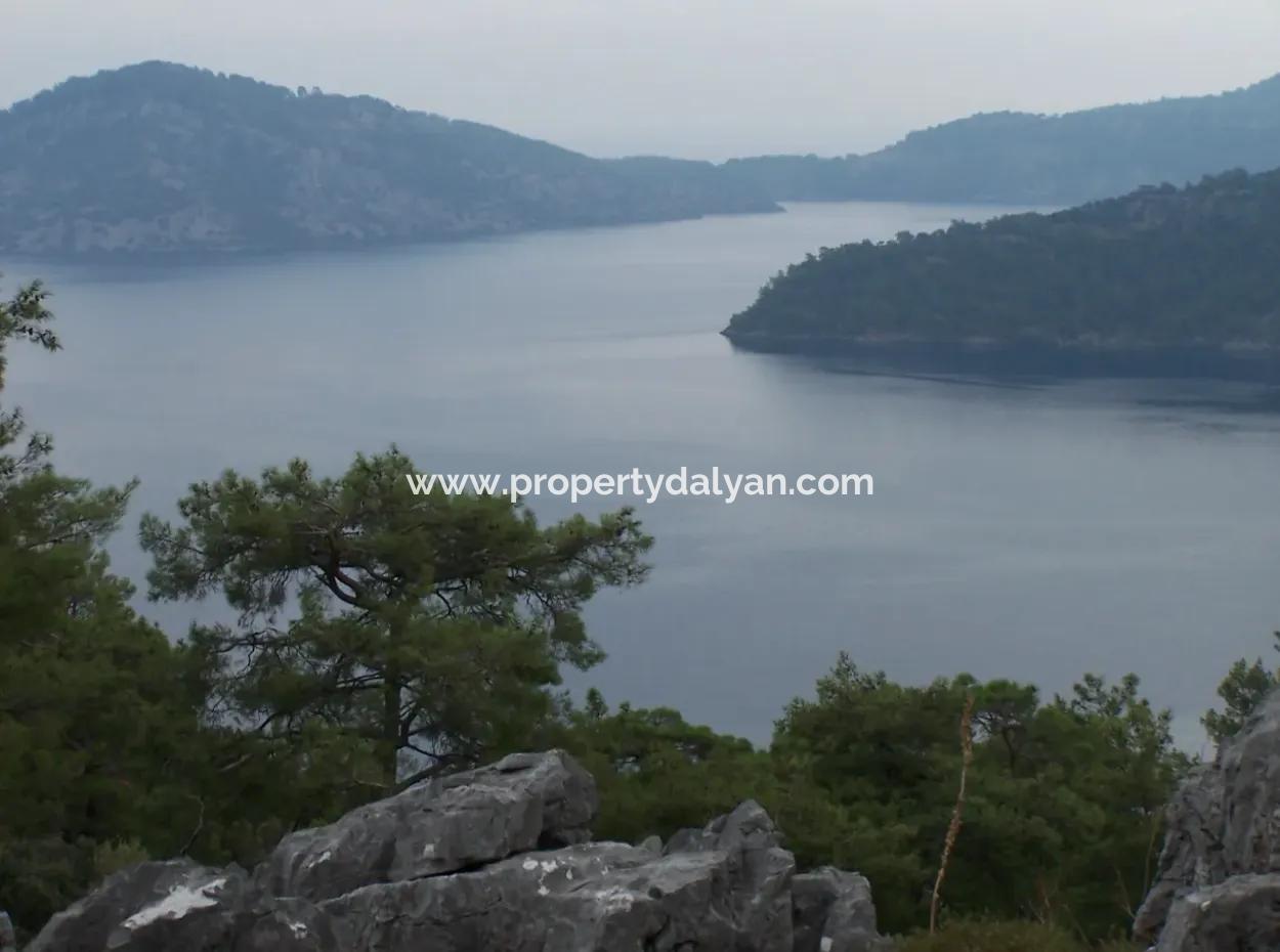 Sarsalada Deniz Manzaralı 4274M2 Arsa İçinde Satılık Taş Ev