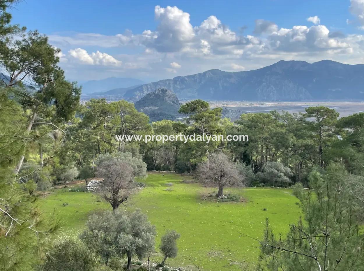 Çandır'da Deniz Göl Manzaralı Satılık 10,707M2 2B Tarlası