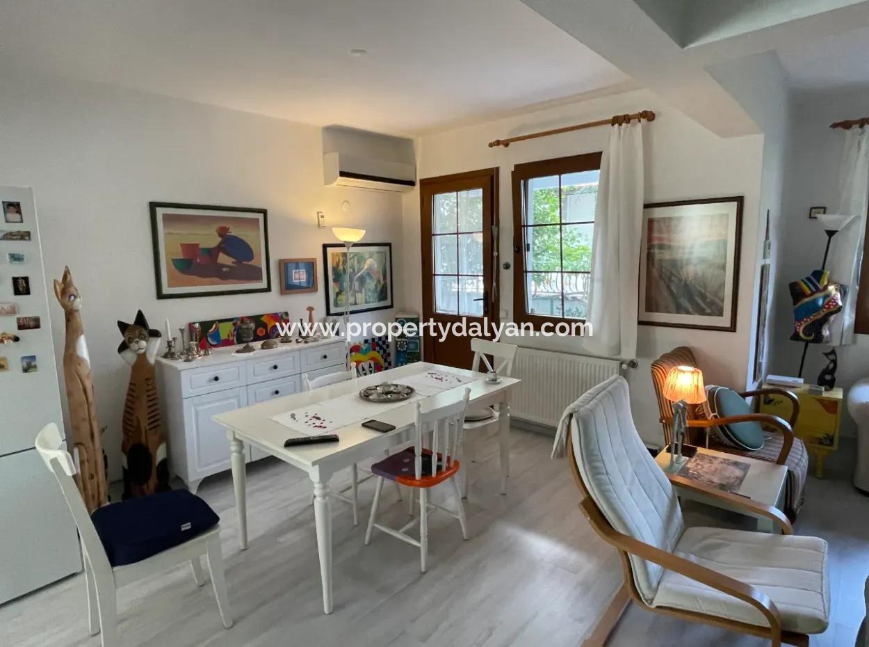 Dalyan Merkezde Site İçinde Satılık 3+1 Dubleks